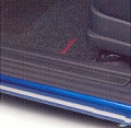 Door entry protection black